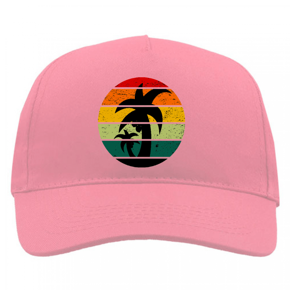 Cappellino Cappello Berretto Estate Unisex sunset rosa