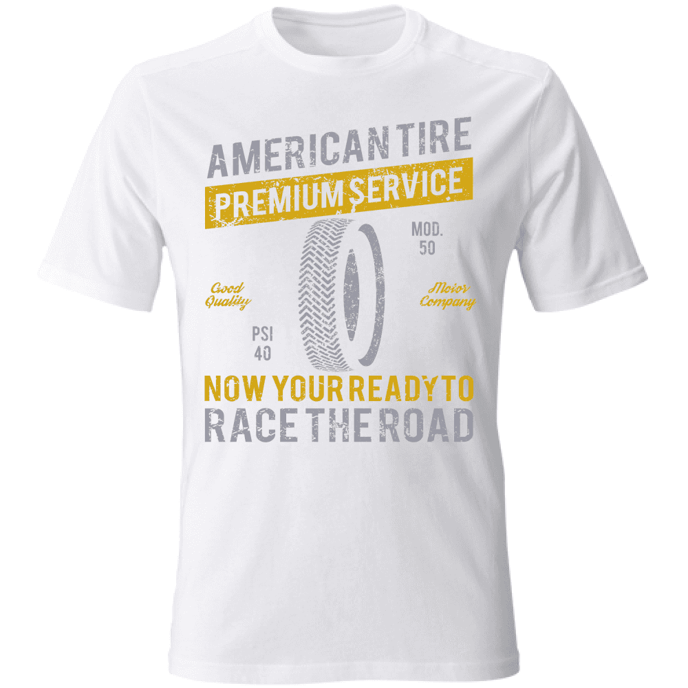 T-Shirt maglia maglietta Uomo manica corta vari colori cotone American Tire