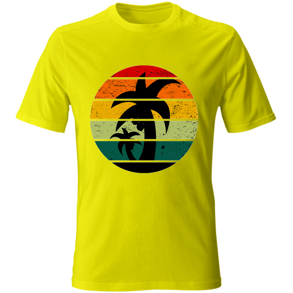 T-Shirt maglia maglietta Uomo manica corta vari colori cotone Estate Sunset
