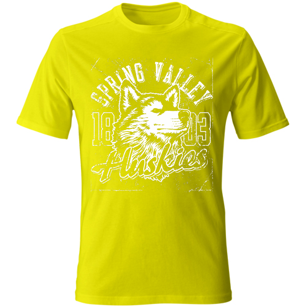 T-Shirt maglia maglietta Uomo manica corta vari colori cotone Huskies Estate