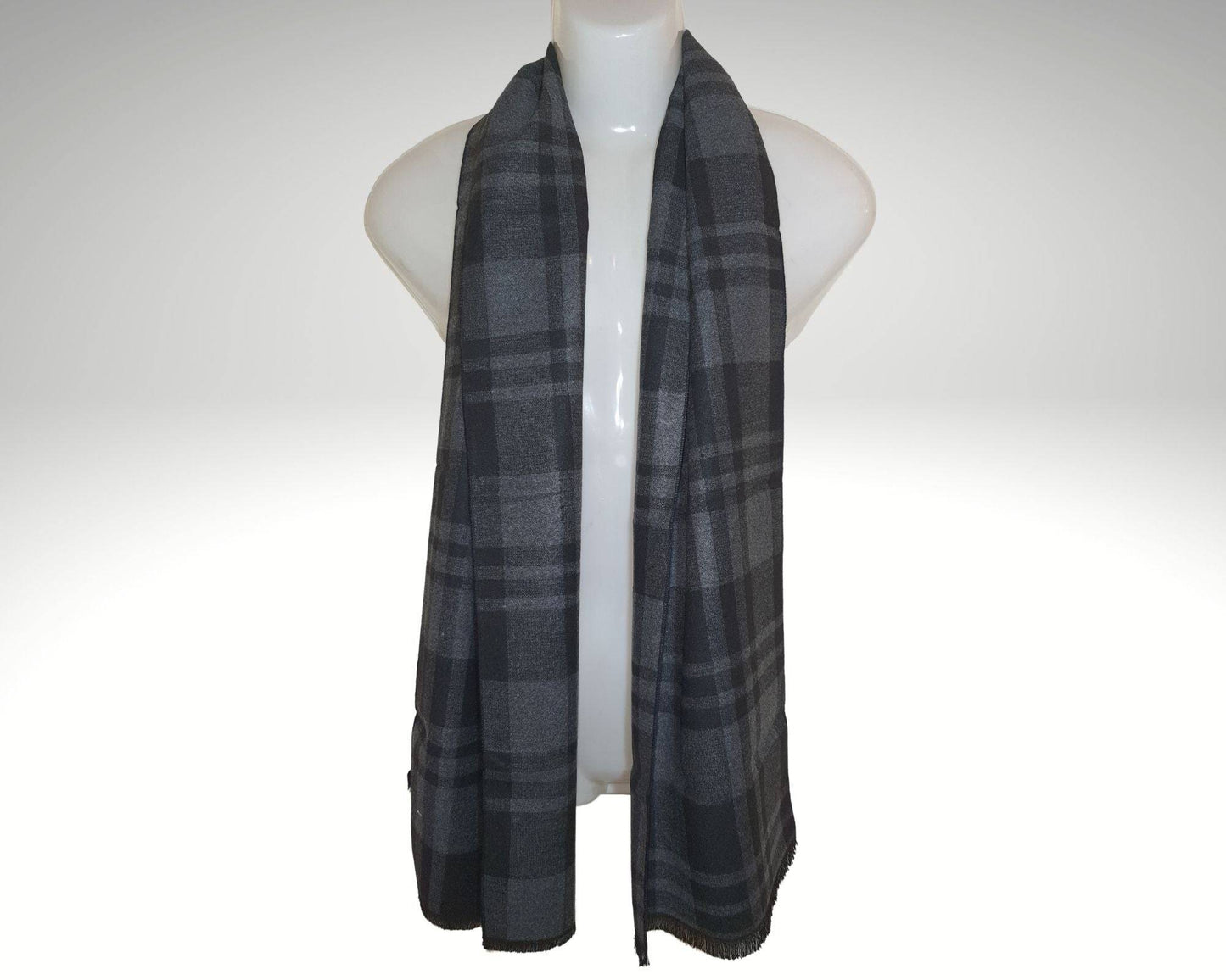 Sciarpa Pashmina Unisex Uomo Donna Viscosa Misto Lana