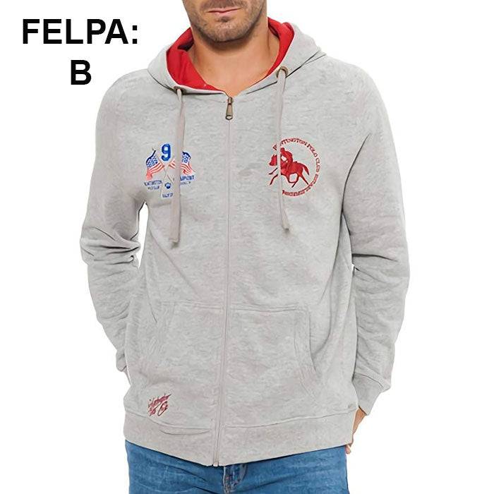 Felpa Maglia Uomo Cappuccio Huntington Polo Club B II