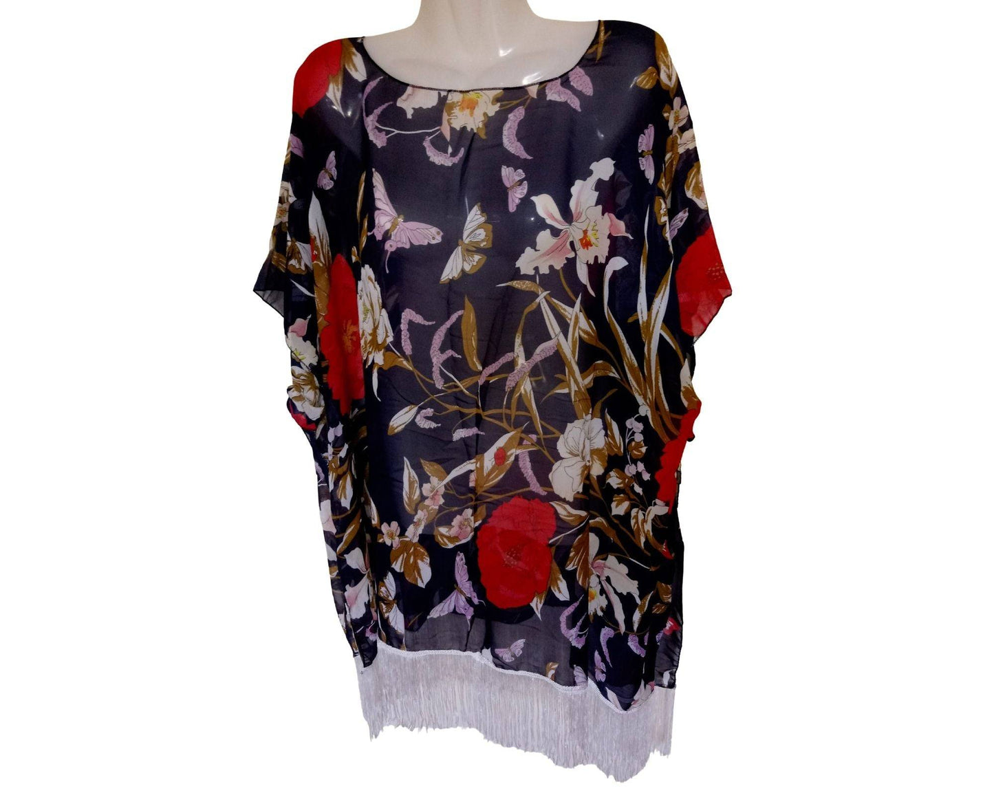 Caftano copricostume kaftano maglia tunica estivo donna