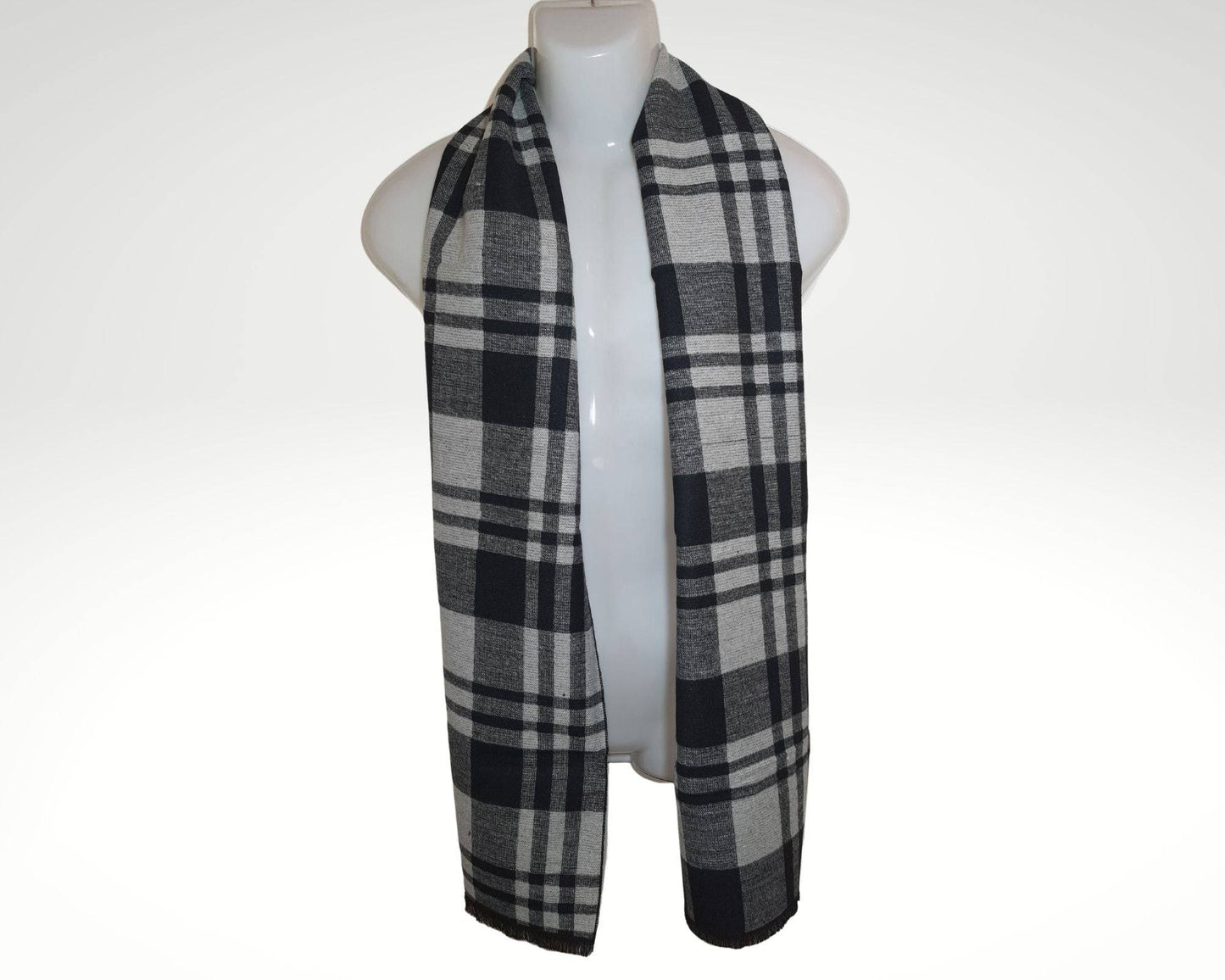 Sciarpa Pashmina Unisex Uomo Donna Viscosa Misto Lana