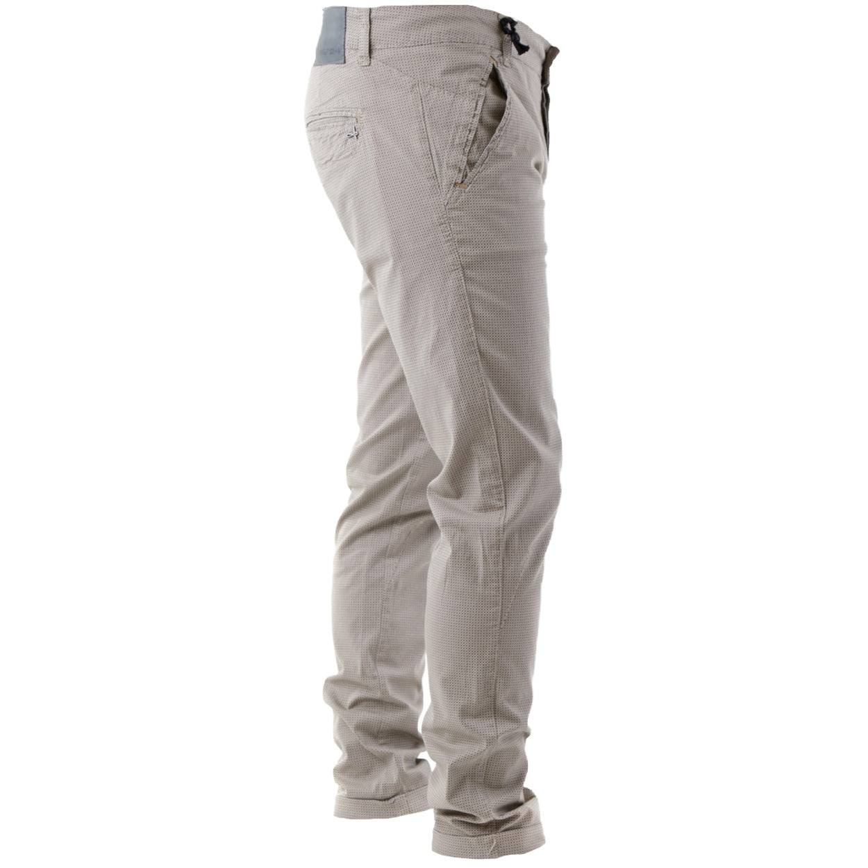 Pantalone Uomo Chino Jeans Slim Fit Casual Elegante Tasche America Absolut Joy M