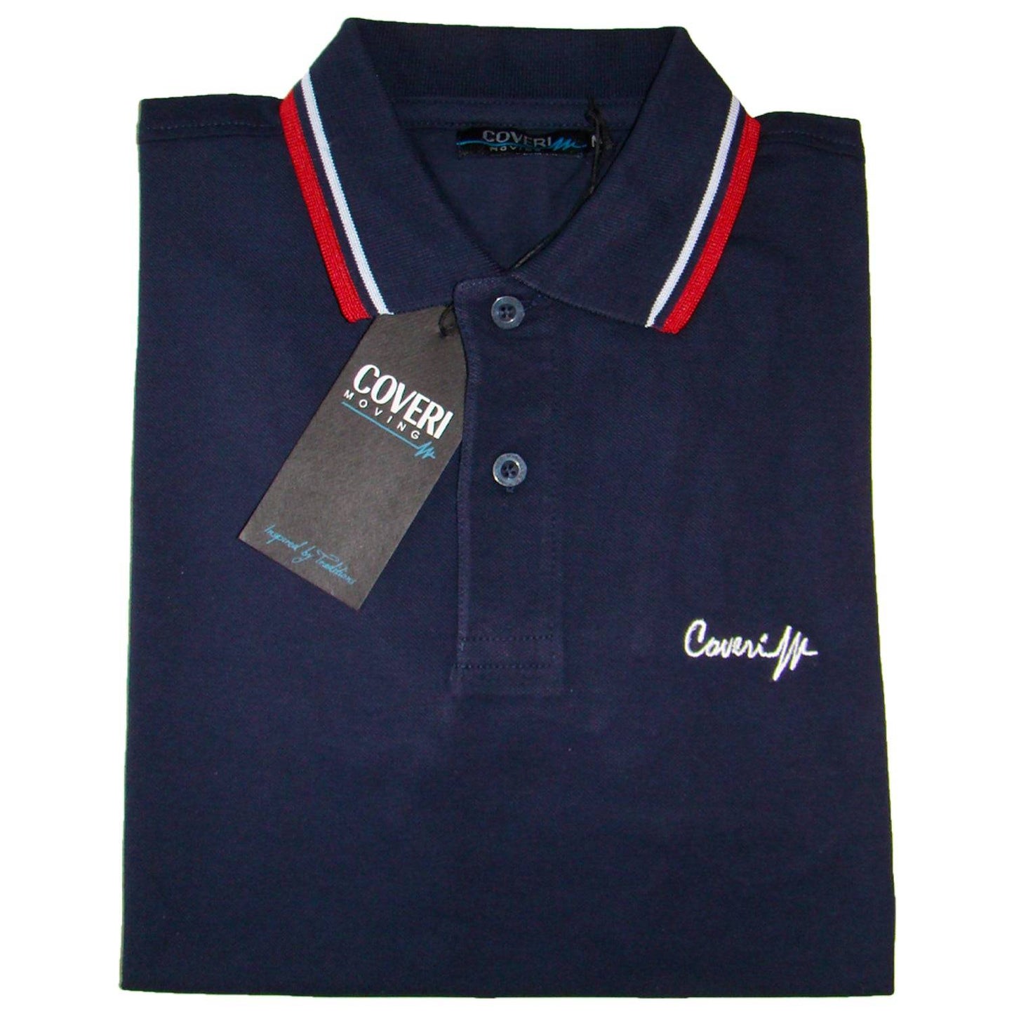 Polo uomo Coveri 100% cotone maglia manica corta estiva collo colletto piquet