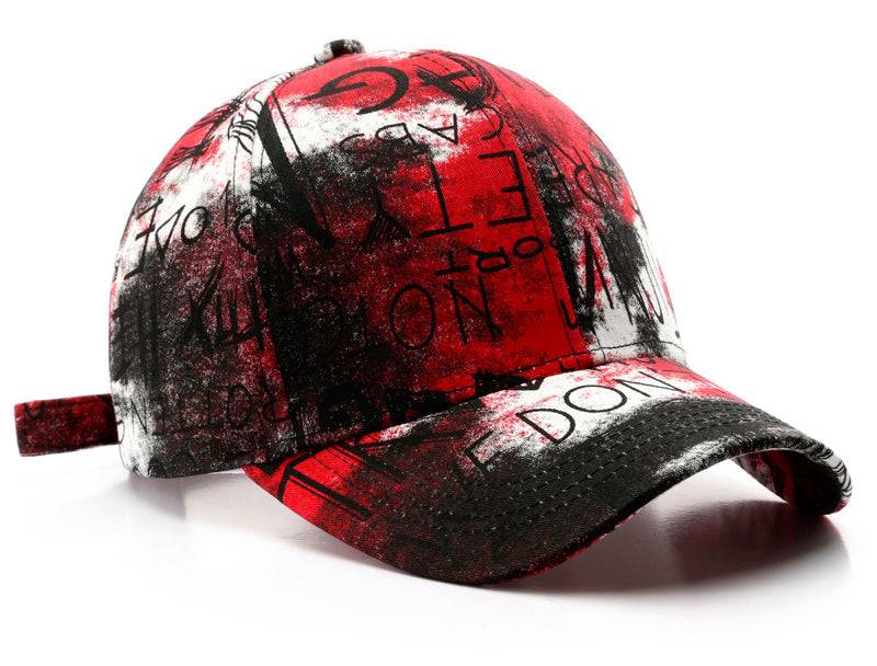 Cappellino Berretto baseball Golf Unisex rosso nero