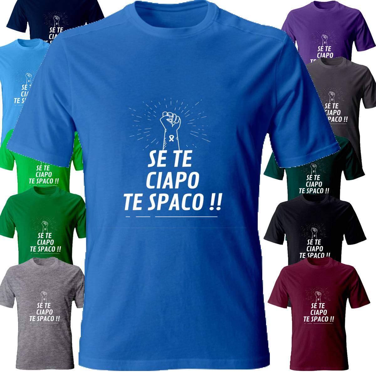 T-Shirt maglia maglietta Uomo cotone colori vari Veneto Humor