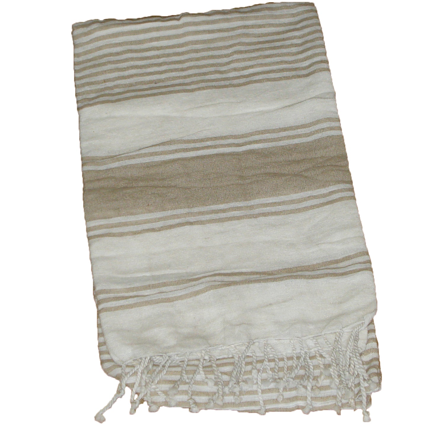 Telo mare fouta coprilettino piscina spiaggia asciugamano cotone kaki