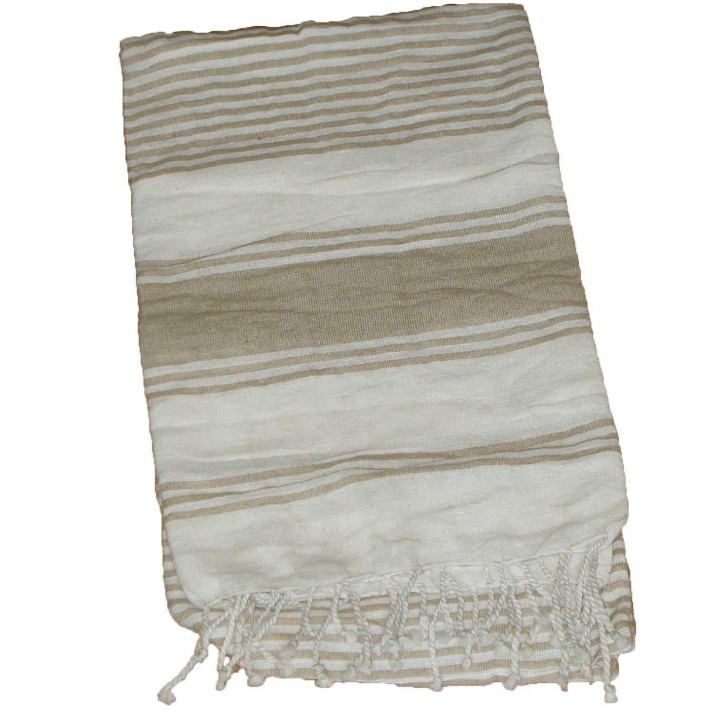 Telo mare fouta coprilettino piscina spiaggia asciugamano cotone kaki