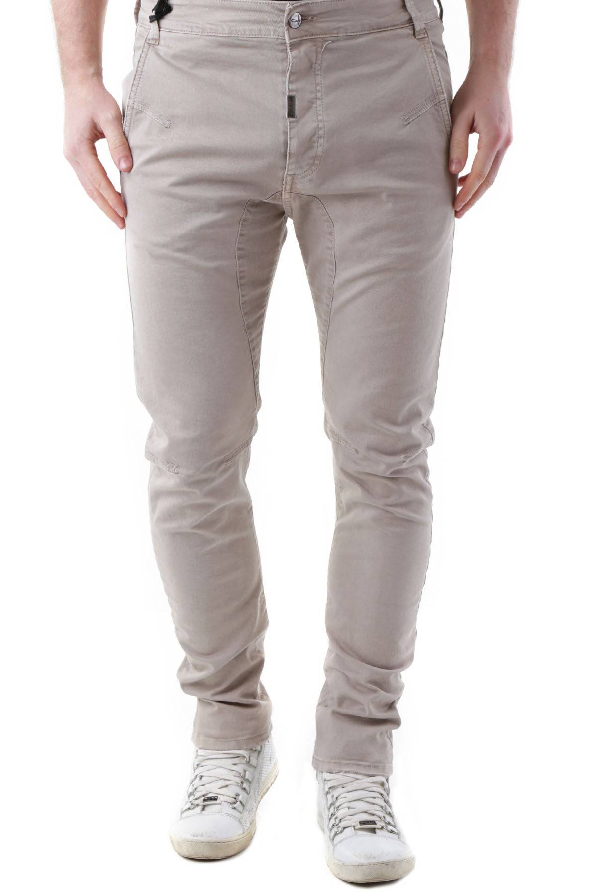 Pantalone Uomo Chino Jeans Slim Fit Casual Elegante Tasche America Absolut Joy M