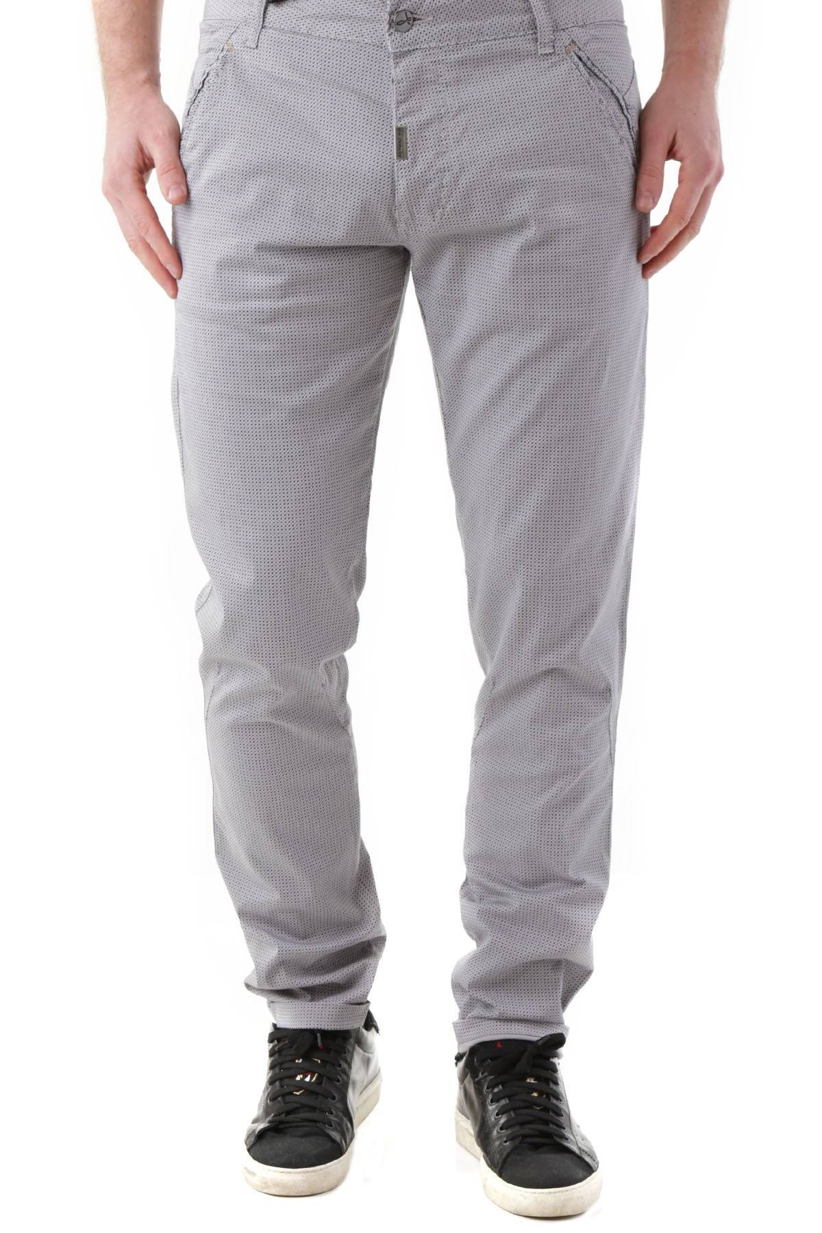 Pantalone Uomo Chino Jeans Slim Fit Casual Elegante Tasche America Absolut Joy M