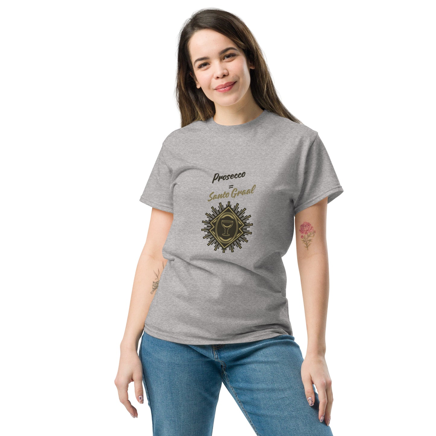T-shirt classica unisex Prosecco Humor