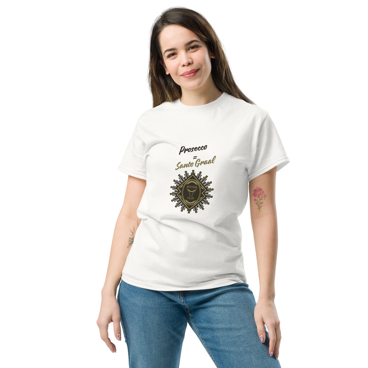 T-shirt classica unisex Prosecco Humor