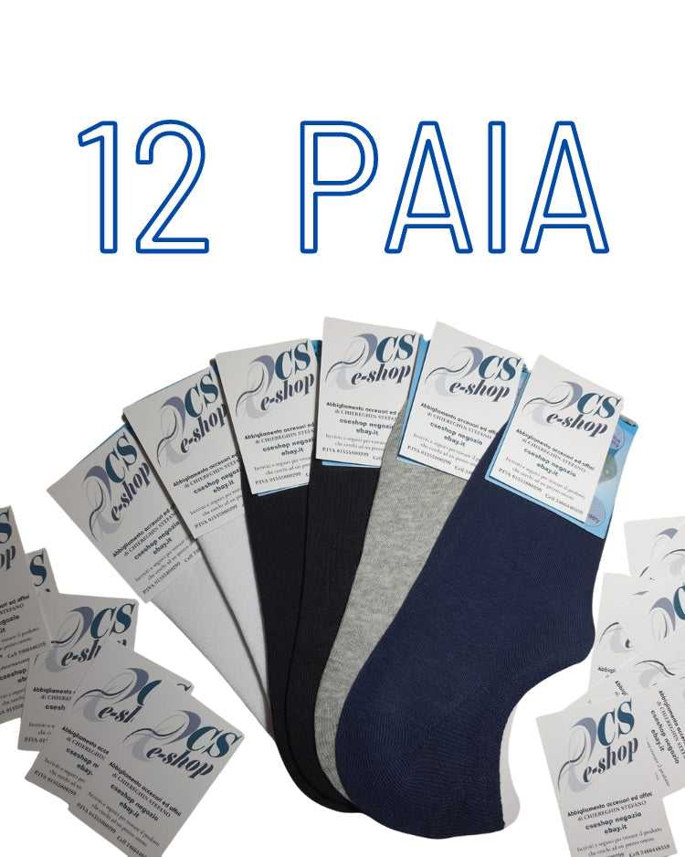 Calze Calzini Corti Unisex Fantasmini Silicone Cotone presentazione 12