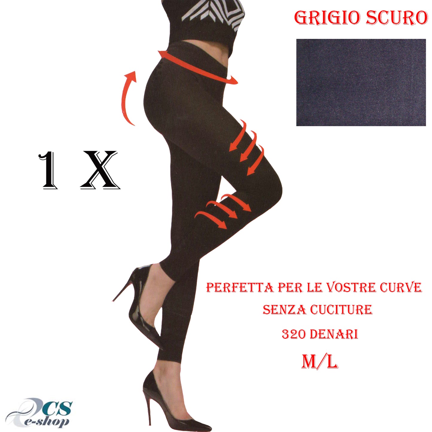 Leggings Fuseaux Donna M/L XL/XXL Nero Bordeaux blu grigio inverno aderenti