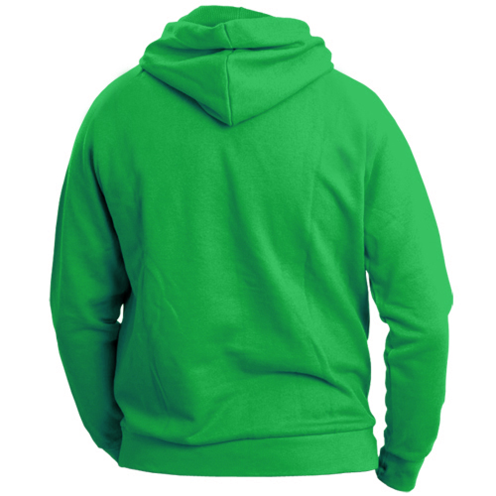 Felpa Maglia Uomo cappuccio Cotone Caffè Pausa Kellygreen rear