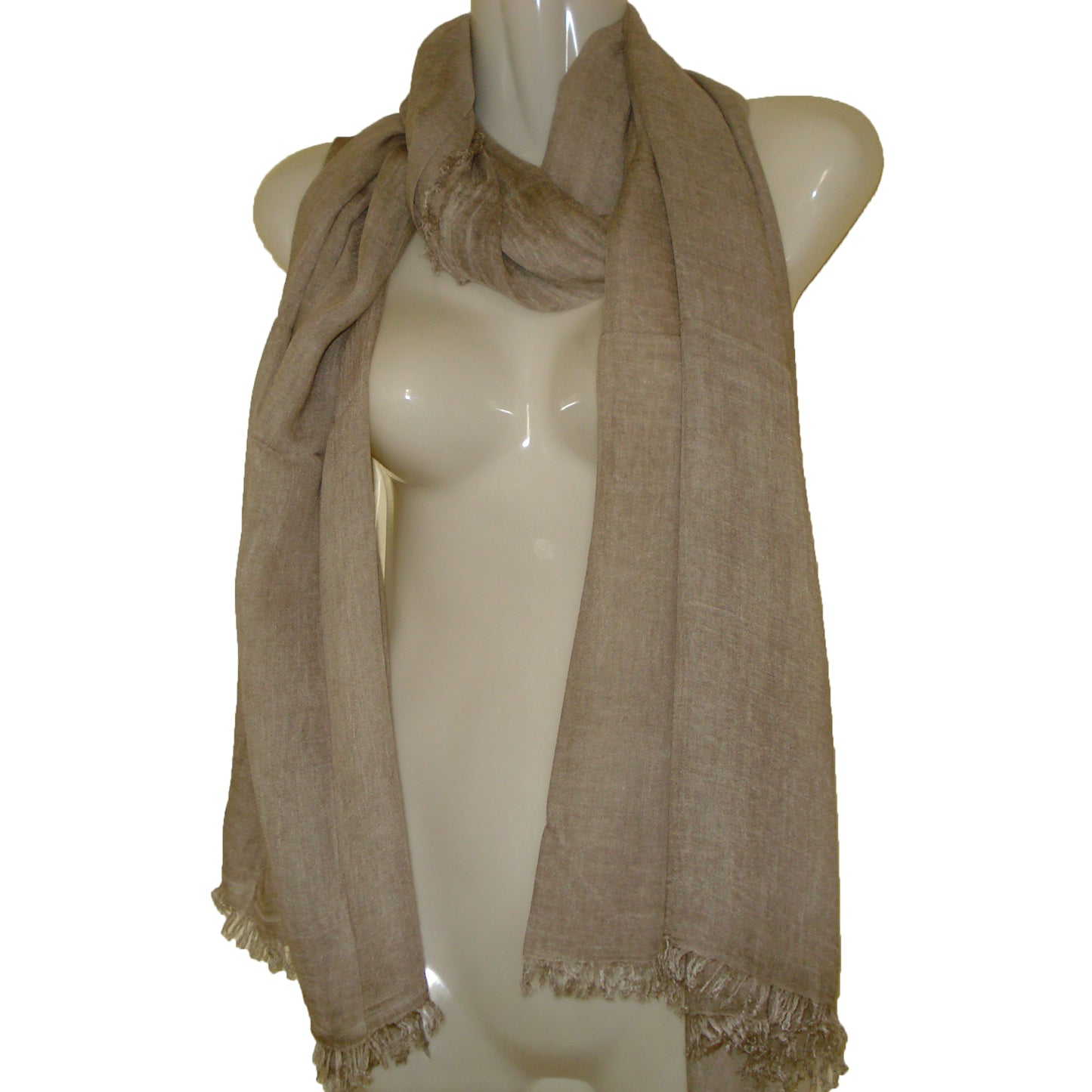 Pashmina donna uomo unisex sciarpa foulard Micromodal 100% colori vari