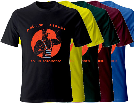 T-Shirt maglia maglietta Uomo manica corta vari colori cotone Humor Veneto