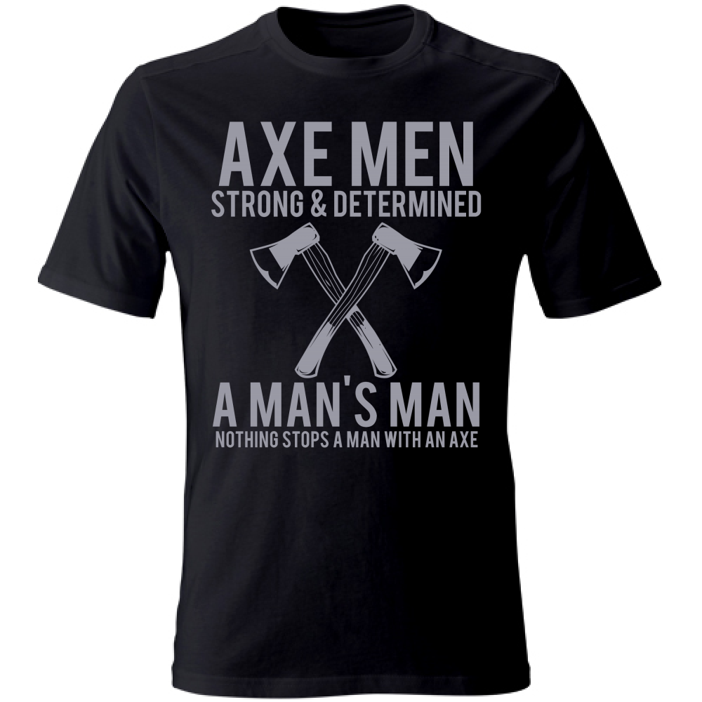 T-Shirt maglia maglietta Uomo manica corta vari colori cotone Axe Man