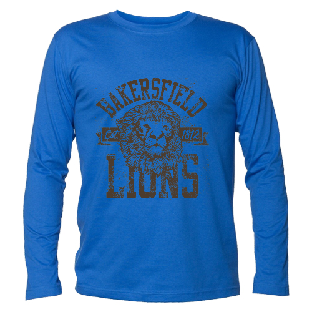 T-Shirt maglietta Uomo cotone jersey manica lunga Leone Lions