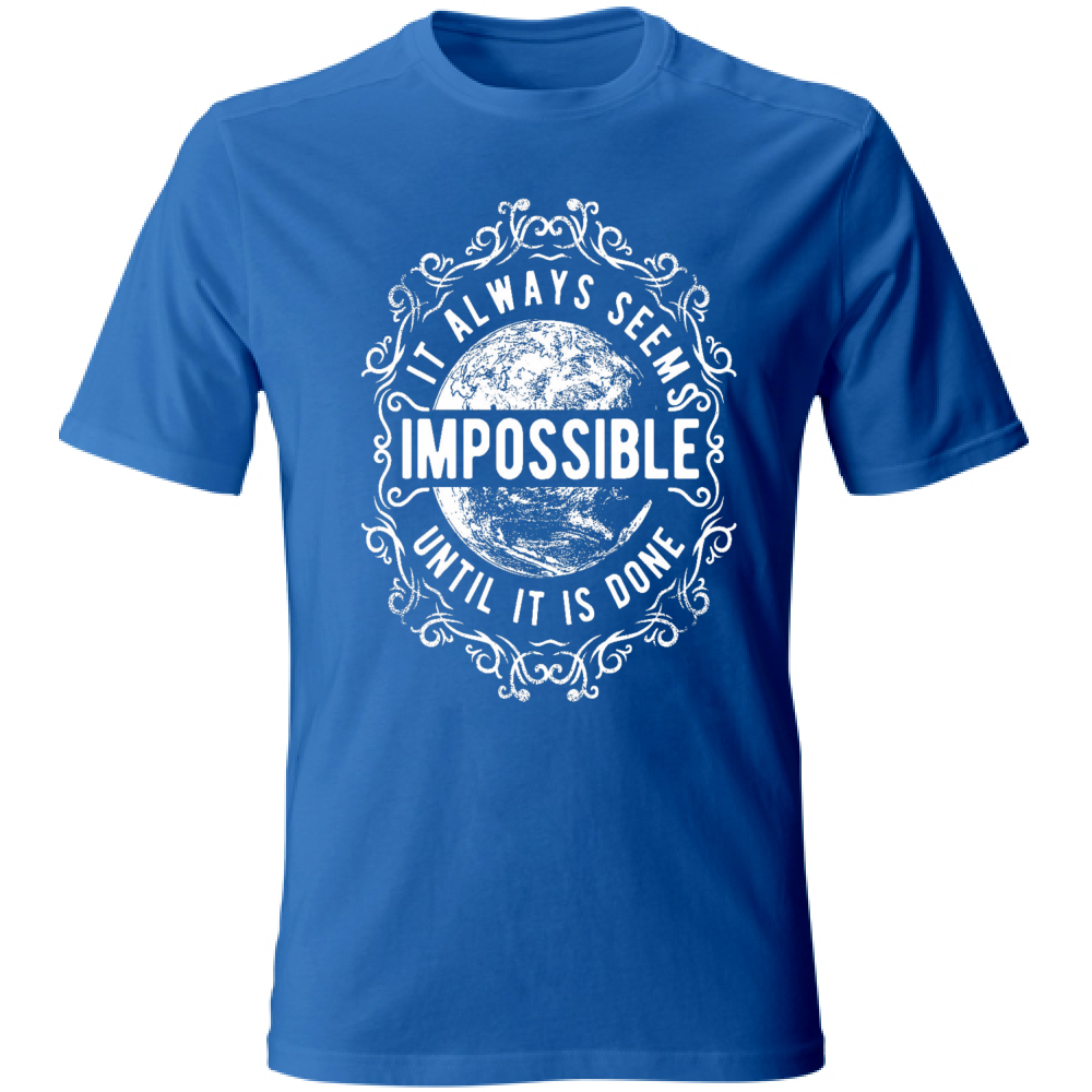 t-shirt cotone maglietta uomo personalizzata tema Impossible estate