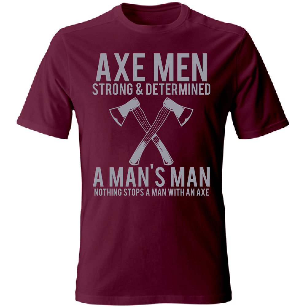 T-Shirt maglia maglietta Uomo manica corta vari colori cotone Axe Man