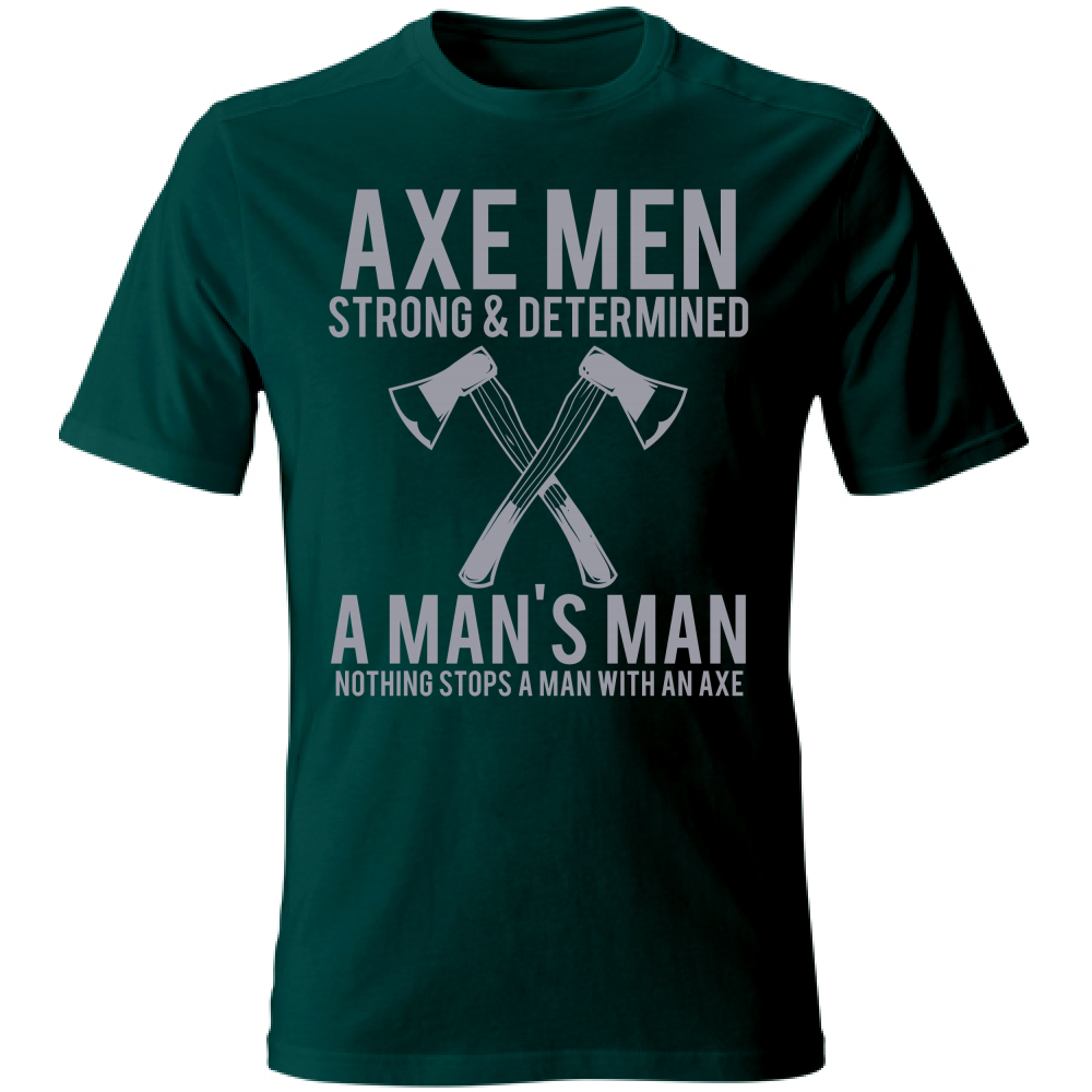 T-Shirt maglia maglietta Uomo manica corta vari colori cotone Axe Man