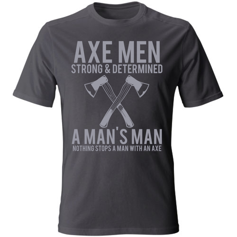 T-Shirt maglia maglietta Uomo manica corta vari colori cotone Axe Man