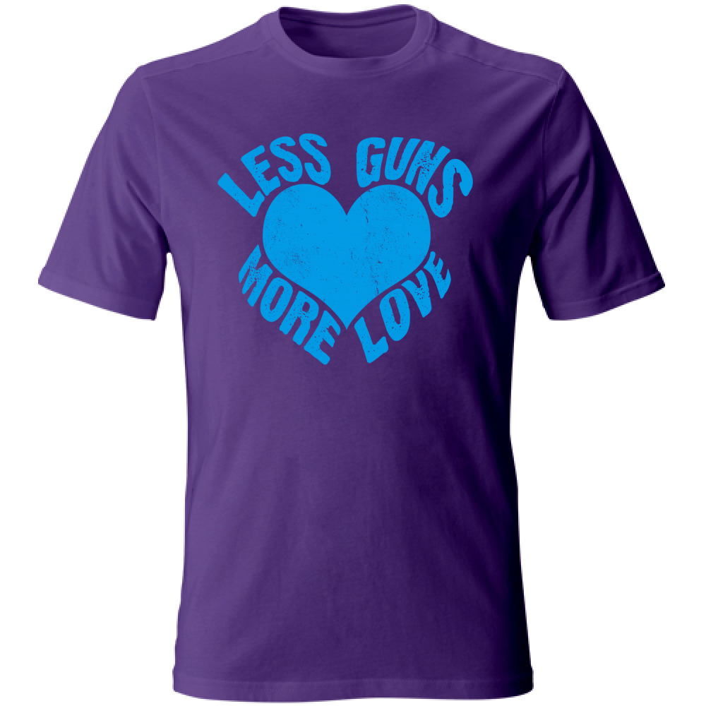 Tshirt a maniche corte in tema Pace and Love Viola