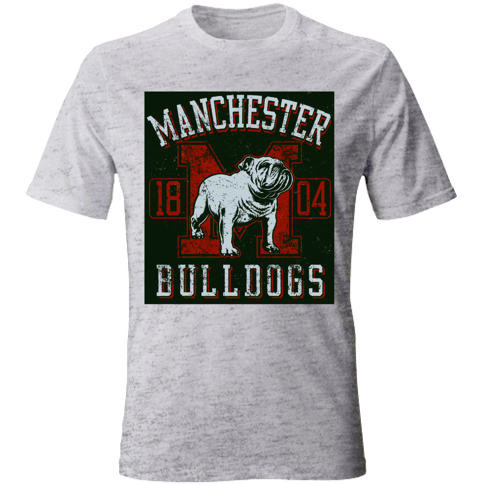 T-Shirt maglia maglietta Uomo manica corta vari colori cotone Bulldogs