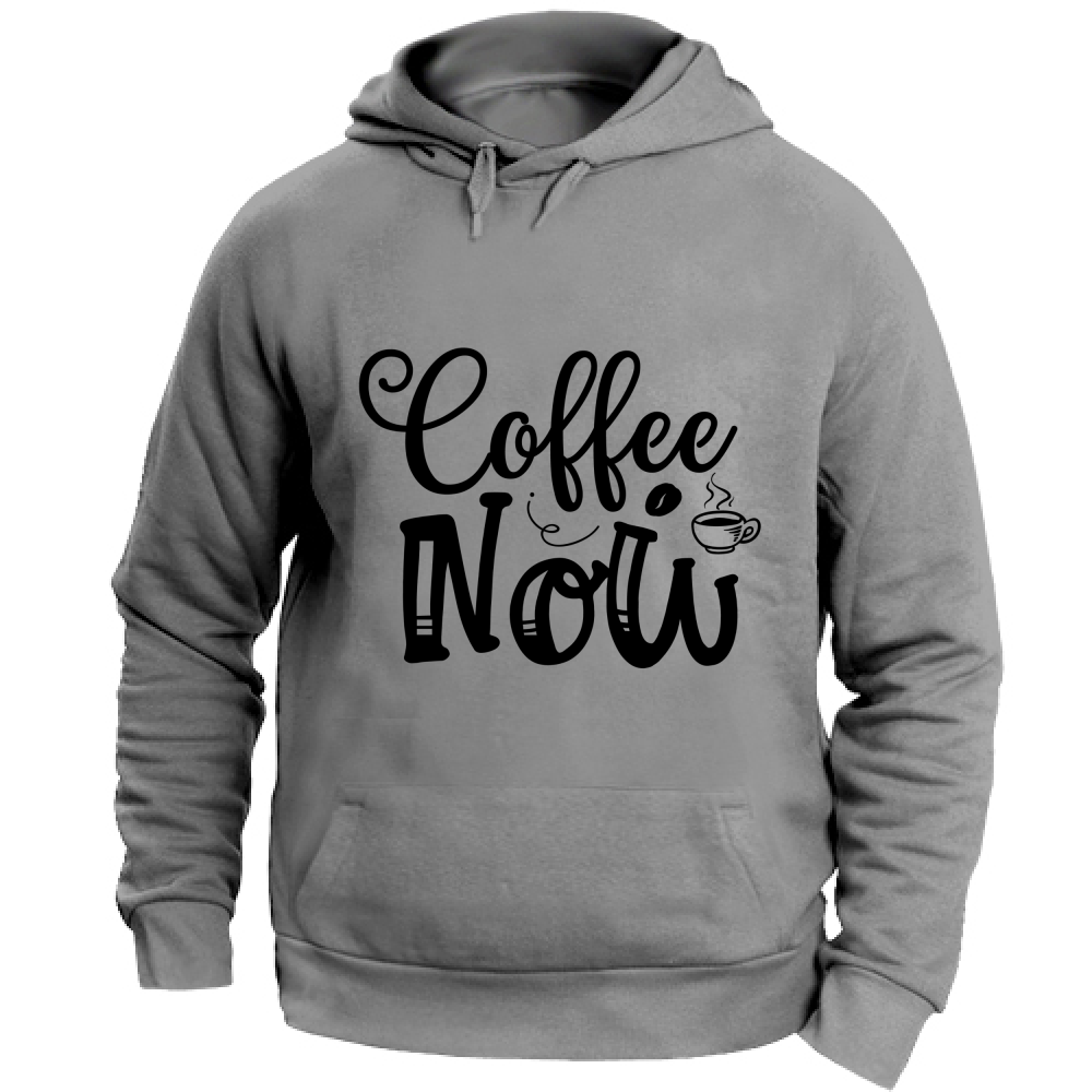 Felpa Maglia Uomo cappuccio Cotone Caffè Pausa  heatergrey