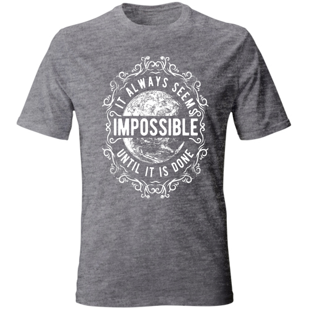 t-shirt cotone maglietta uomo personalizzata tema Impossible estate