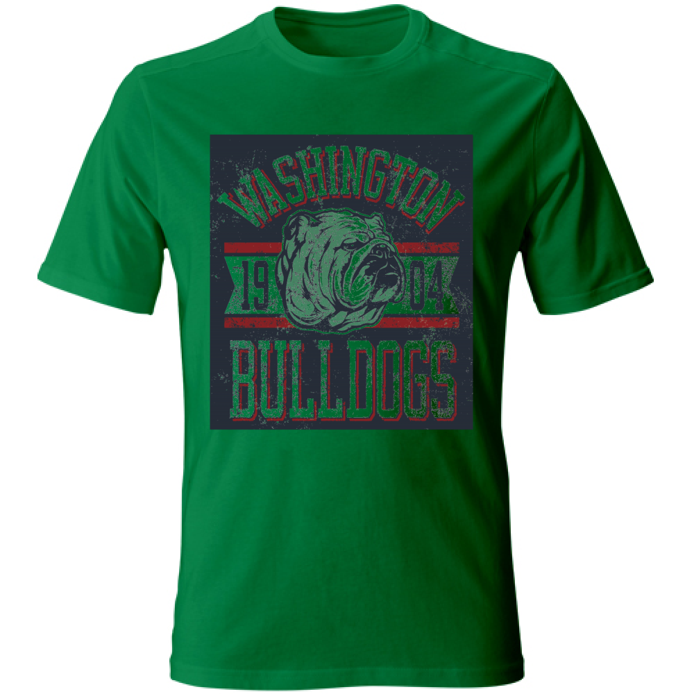 T-Shirt maglia maglietta Uomo manica corta vari colori cotone Bulldog