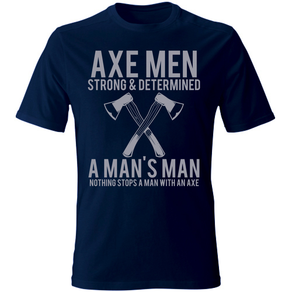 T-Shirt maglia maglietta Uomo manica corta vari colori cotone Axe Man