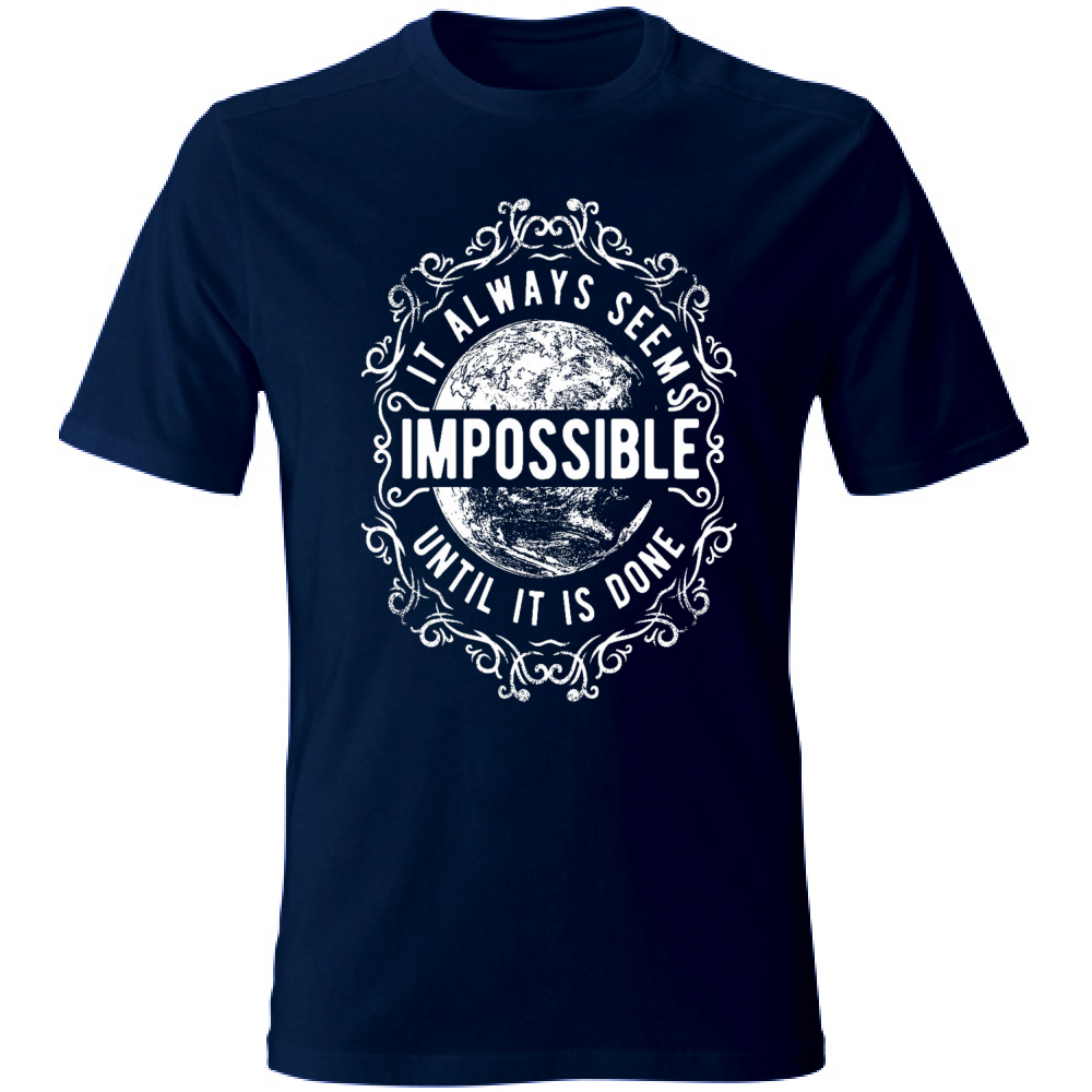 t-shirt cotone maglietta uomo personalizzata tema Impossible estate