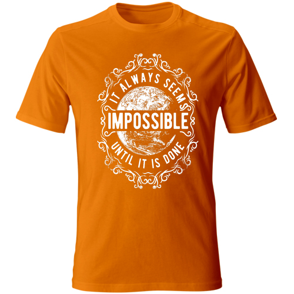 t-shirt cotone maglietta uomo personalizzata tema Impossible estate