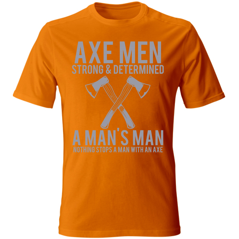 T-Shirt maglia maglietta Uomo manica corta vari colori cotone Axe Man