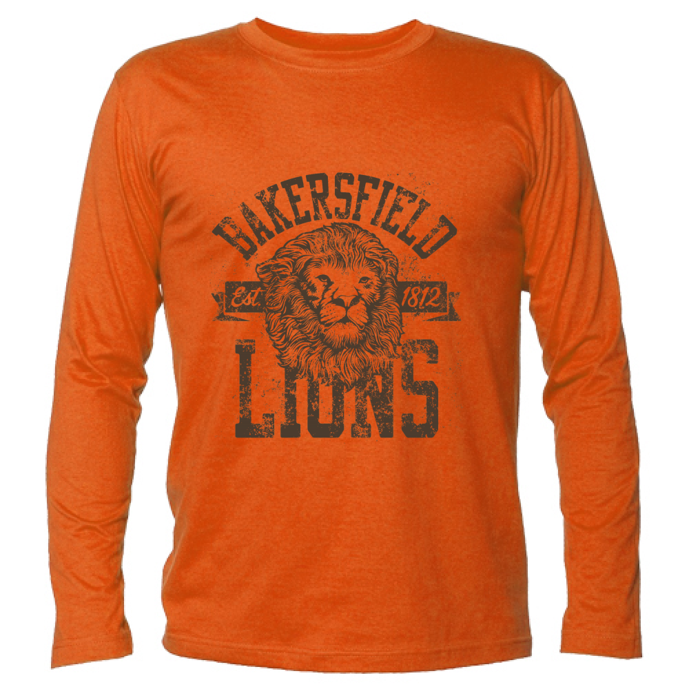 T-Shirt maglietta Uomo cotone jersey manica lunga Leone Lions