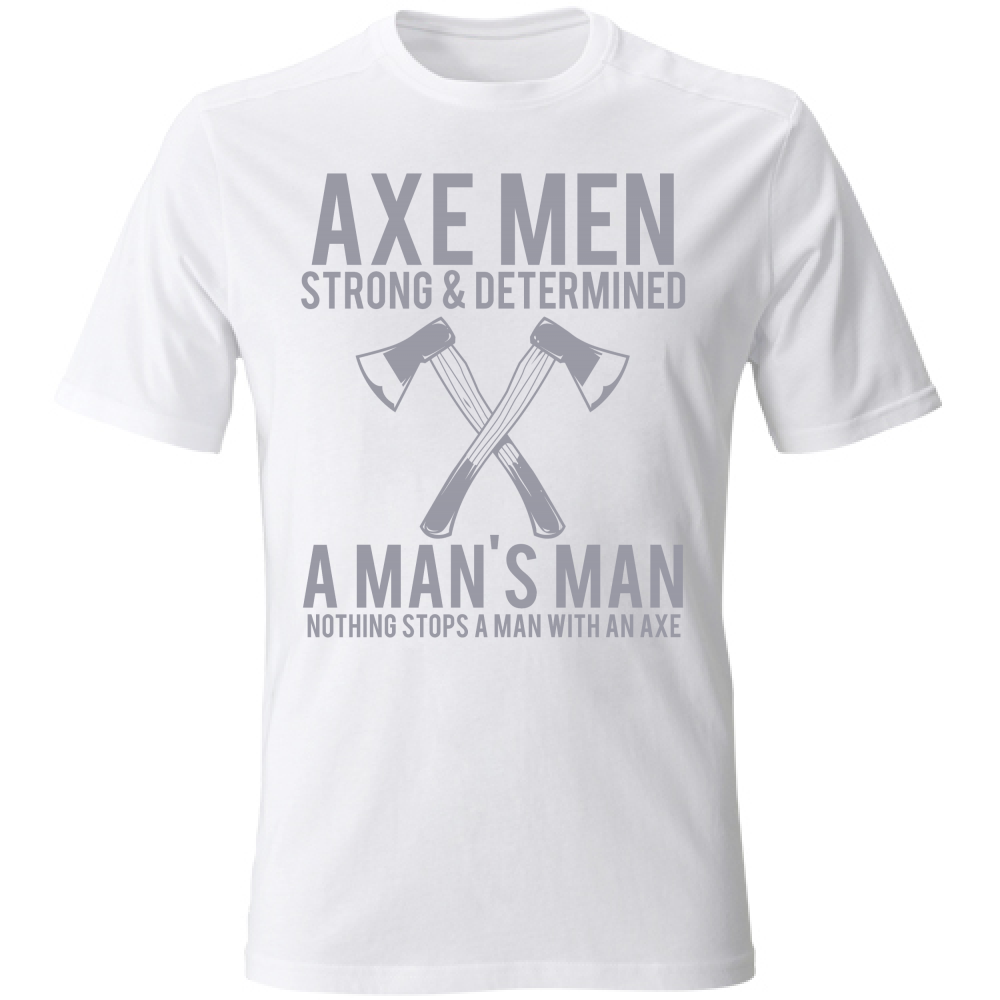 T-Shirt maglia maglietta Uomo manica corta vari colori cotone Axe Man