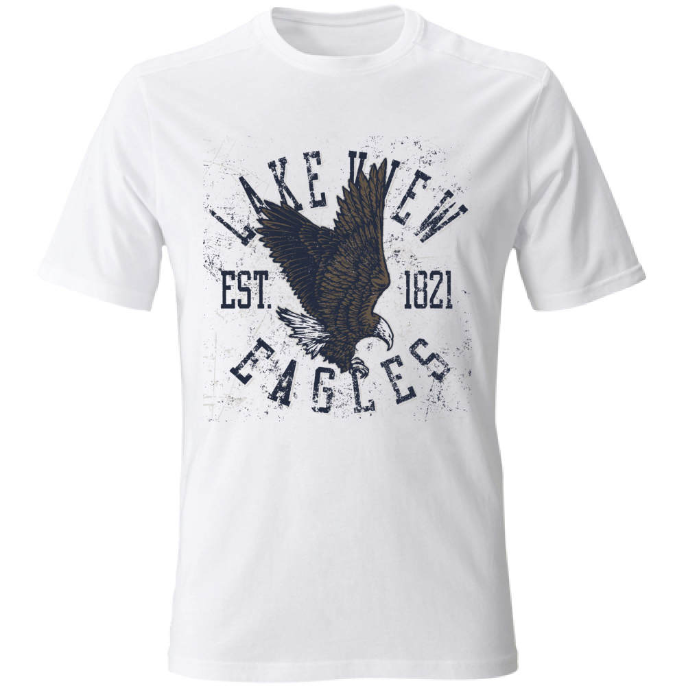 t-shirt cotone magliette da uomo personalizzata tema eagles aquila