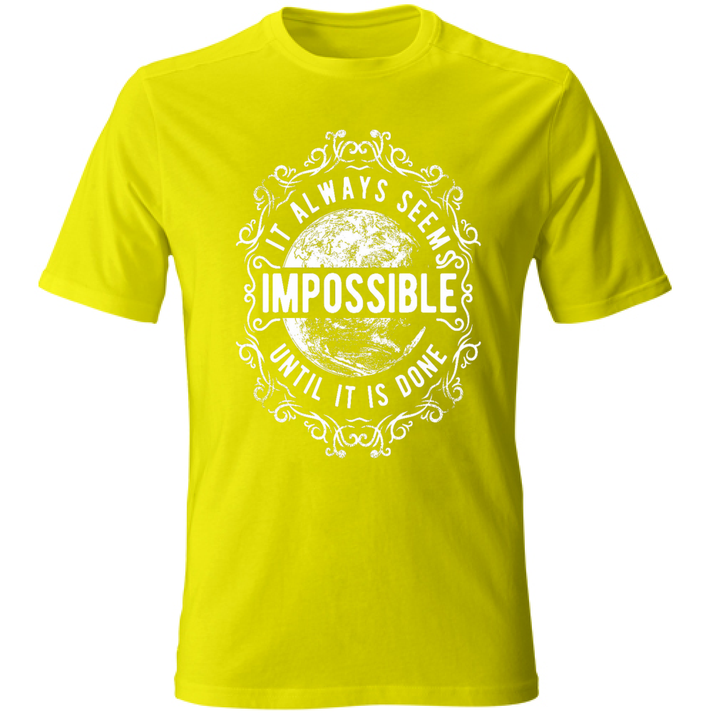 t-shirt cotone maglietta uomo personalizzata tema Impossible estate