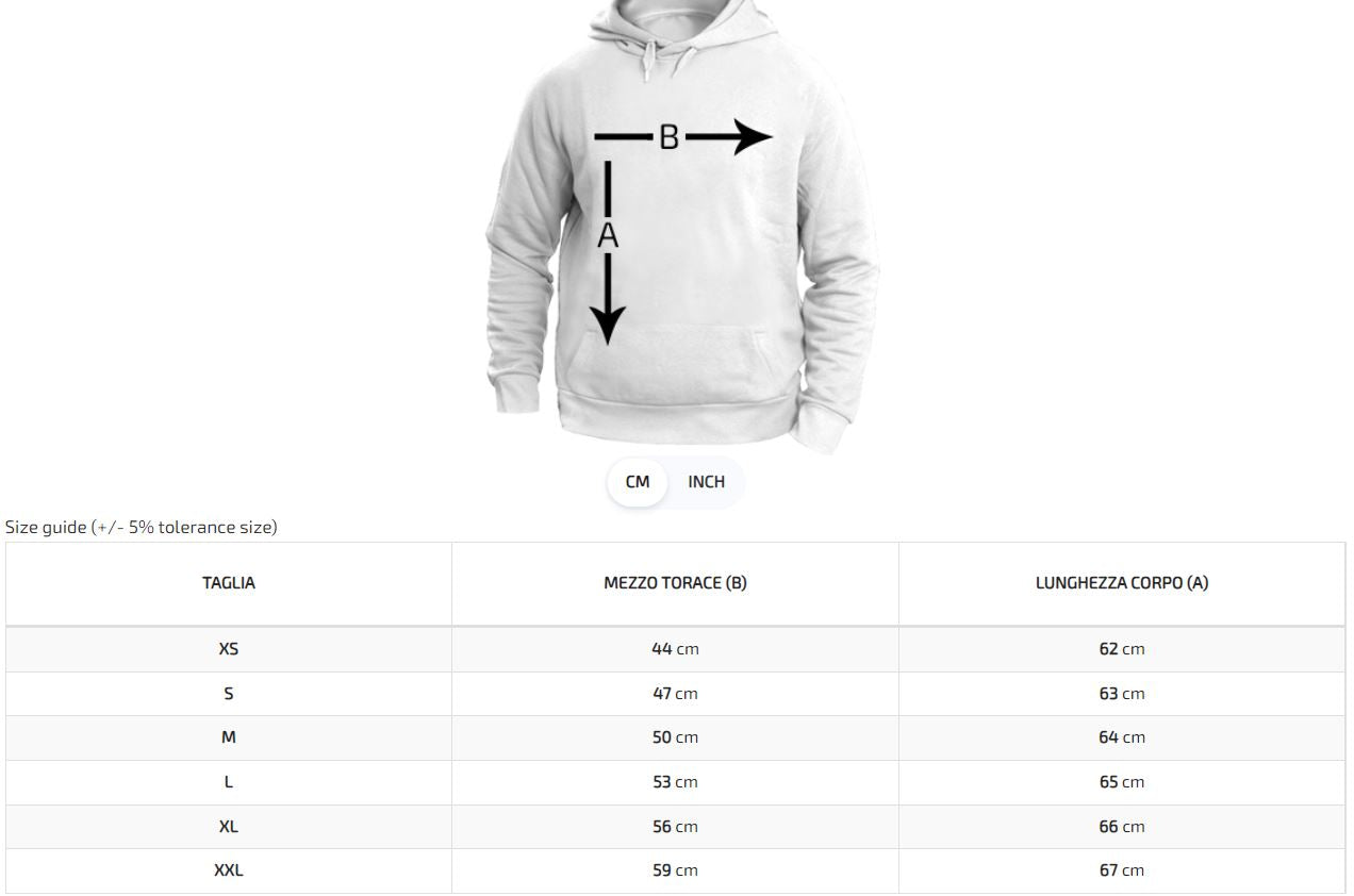 Felpa Maglia Cotone Donna Con Cappuccio Zip Lunga personalizzata tema libertà