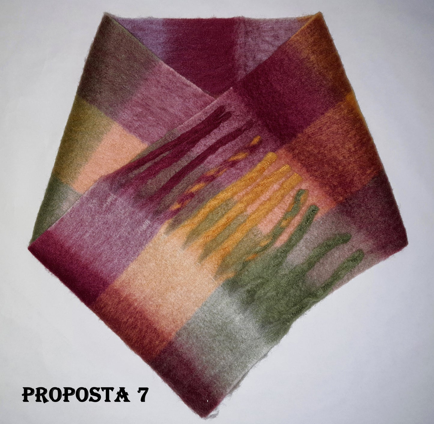 Sciarpa Pashmina Unisex Uomo Donna Viscosa Misto Lana Frangia Invernale