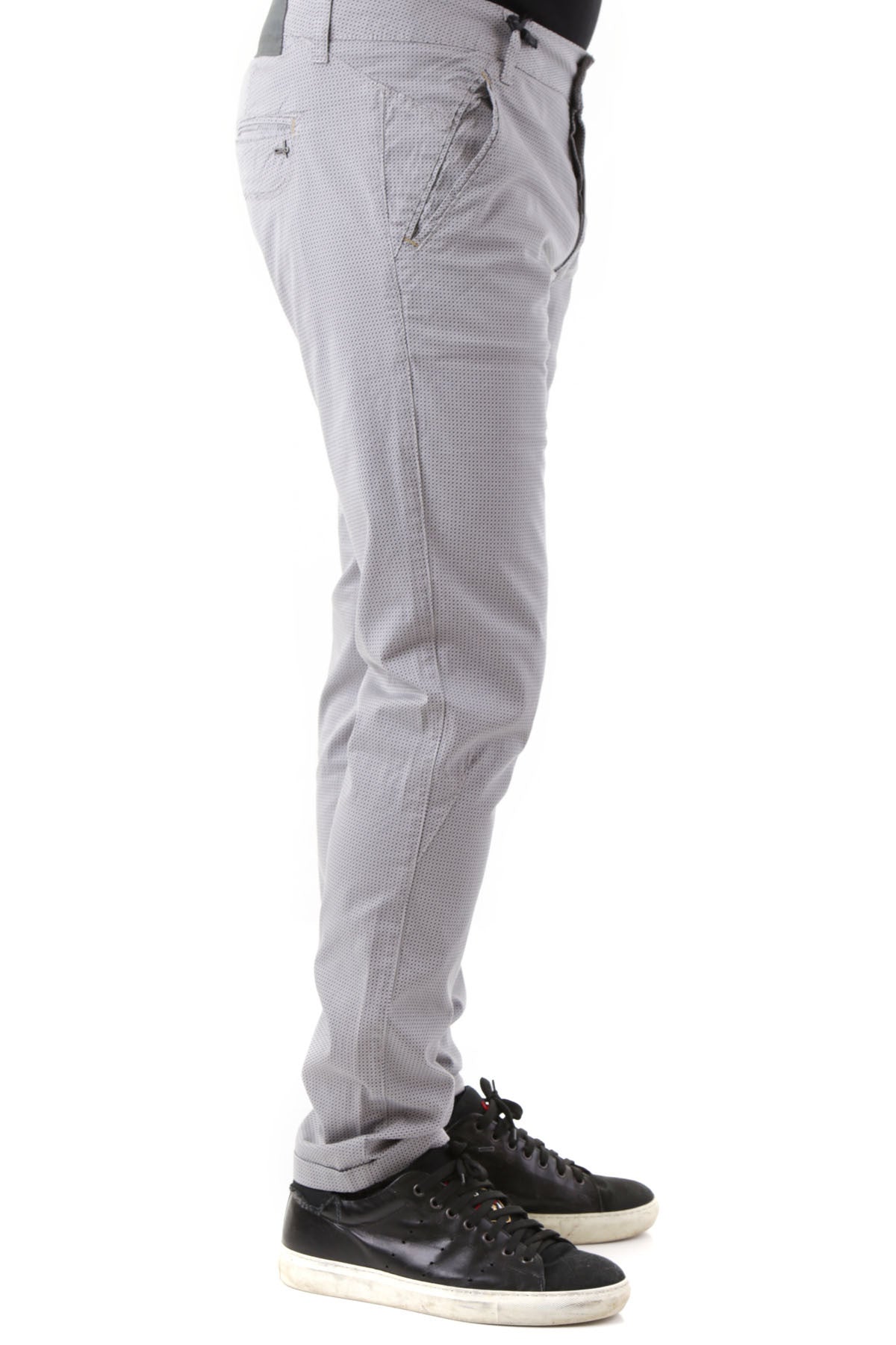 Pantalone Uomo Chino Jeans Slim Fit Casual Elegante Tasche America Absolut Joy M